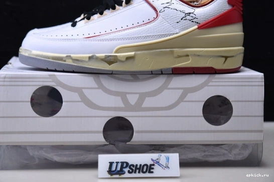 Cheap EP Jordan 2 DJ4375-106 SP Low White O-W Retro Air DJ4375-106 Red 0521